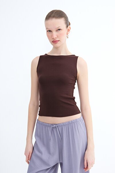 Addax Tricou cu gâtul barcă A18642