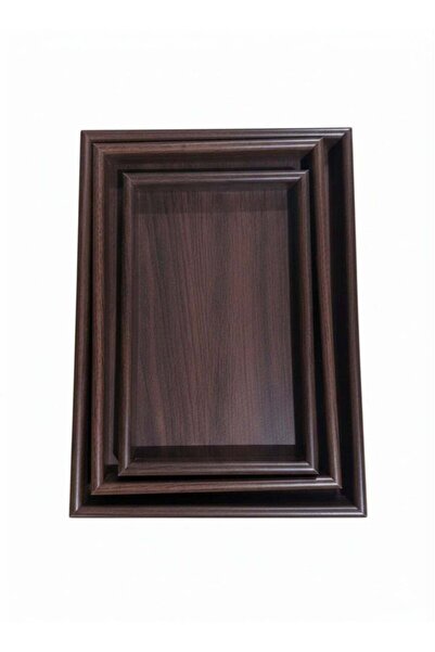 Generica Luxury Wooden Serving Tray - 3 Pieces