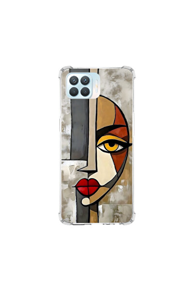 PrintiFy Corner Protection Case Compatible with Oppo Reno 4 Lite Aether Solvi...