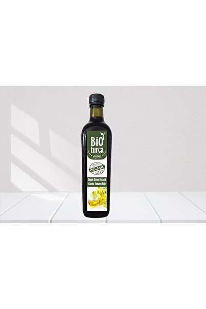 bioturca Soğuk Sıkım Organik Kanola Tohumu Yağı 500 ml
