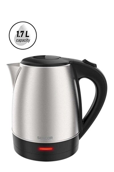Sencor غلاية ماء كهربائية سعة 1.7 لتر، 1540 واط، موديل SWK 1722SS، مصنوعة من ...