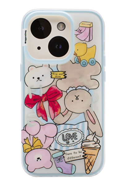 OEM OxygenDog Silicone Case "Rise and Shine" Magnetic, for iPhone 13/14 - Blue