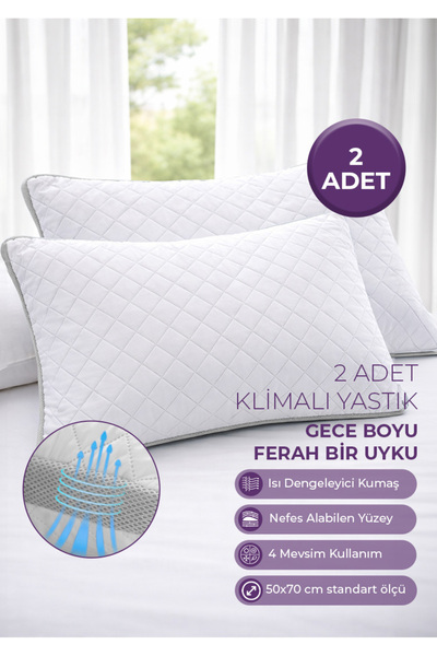 Days In Colours 2 Adet Klimalı Silikon Yastık - DayCool Serisi - 2 x 800 Gram...