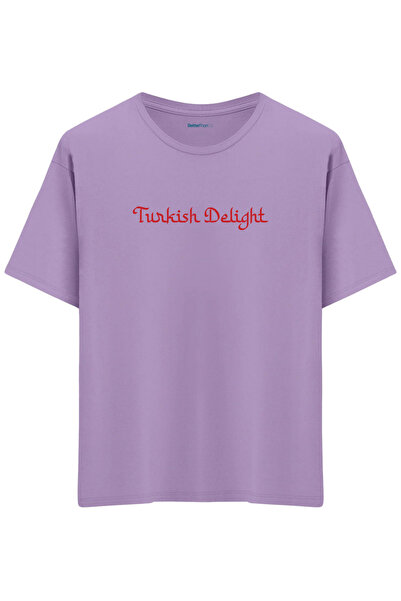 BetterThanCo Τουρκική Γλυκιά με τύπωμα Bisiklet Yaka oversized T-shirt