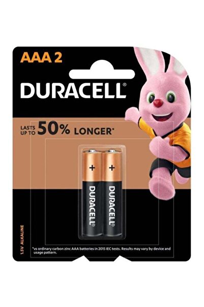 Duracell 2-Piece AAA Batteries Black/Copper