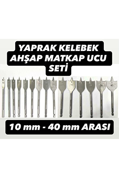 ACAR CİVATA 15 ADET YAPRAK KELEBEK AĞAÇ VE PİLASTİK DELİCİ UÇ SETİ 10 MM İLA ...