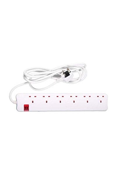 Legrand 6-Socket Power Extension Cord White 3meter