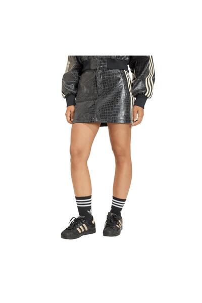 adidas Ke5034-K Pleather Sk Women's Dress - Skirt Black