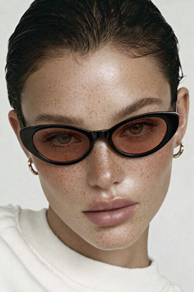 PİYESBOUTİQUE Unisex Women's and Men's Uv400 Protected Cat Eye Sunglasses wit...