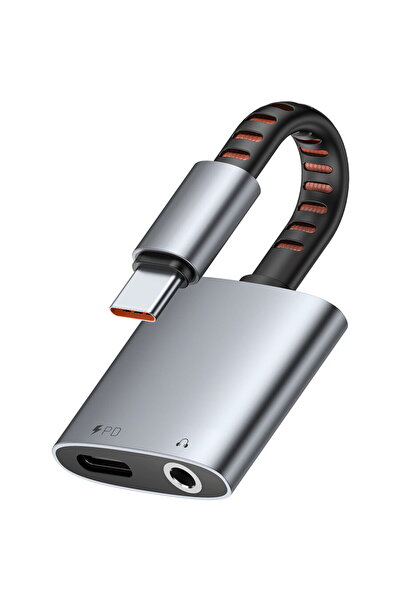 Mcdodo Adaptor Audio, USB-C, Jack, Fast Charge, Premium Sound Quality - (CA-3...