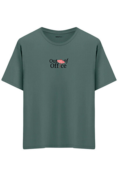 BetterThanCo Out of Office Printed Crew Neck Oversized T-Shirt