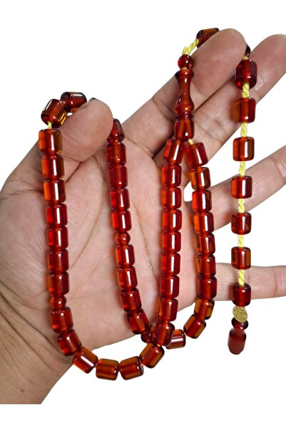 Cekke Tesbih Original Squeeze Amber 9*10 mm 45 Habbe Prayer Beads Suitable fo...