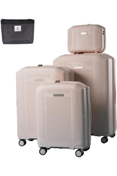 SONADA Unbreakable Luggage Unisex, Double Zipper, Expandable, TSA Lock With 4...