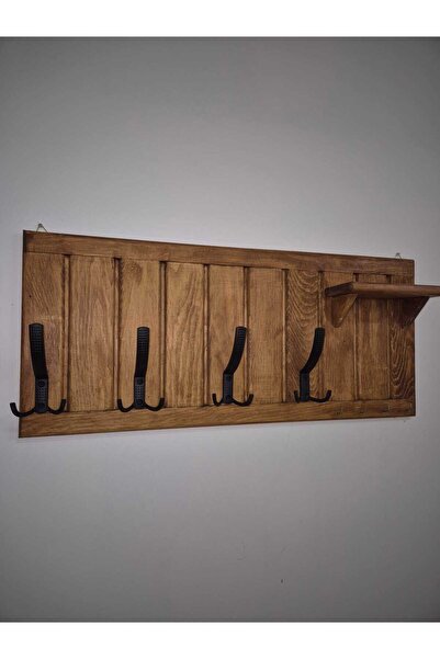 MRM WOOD MARMARASAUNA Dekoratif Ahşap Anahtarlık Duvar Askısı Raflı Org