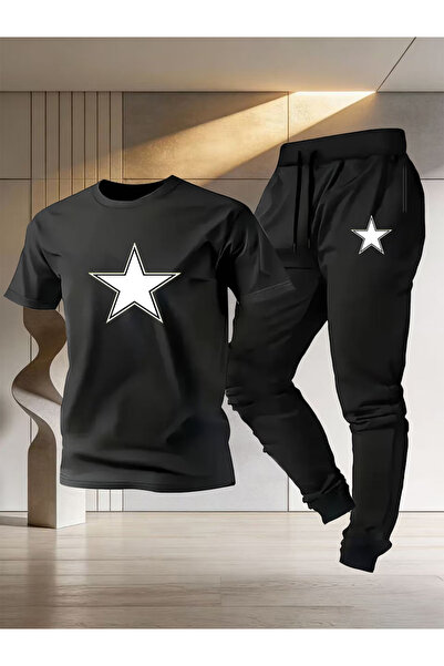 Rayan & Hoor Style Special Printed tracksuit bottoms and t-shirt bottom top t...
