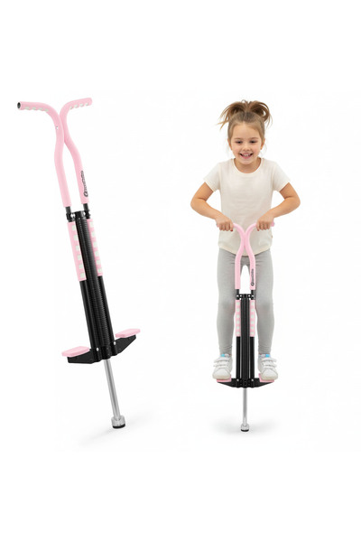 HyperMotion Băț pogo cu arc pentru copii roz