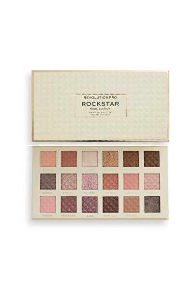 MAKEUP REVOLUTION Pro - Палитра сенки Rockstar, 18 г, Палитра сенки за очи, ц...