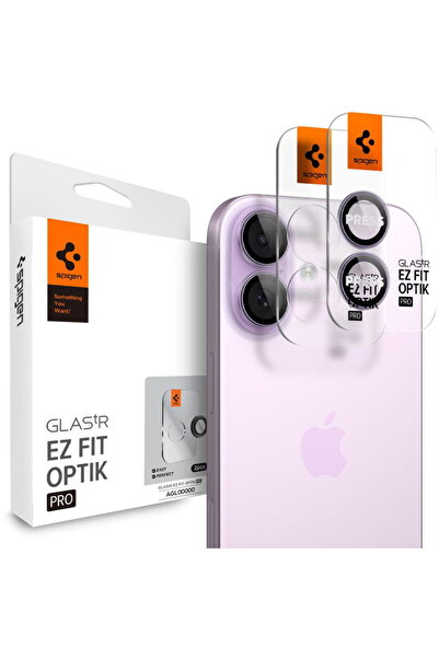 Spigen Camera Film for iPhone 17 / iPhone 16 Plus / iPhone 16 (set of 2) - Gl...