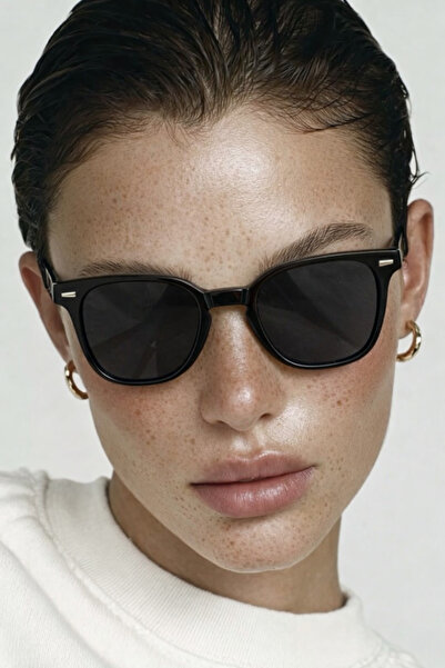 PİYESBOUTİQUE Unisex Women's and Men's Uv400 Protected Square Sunglasses with...