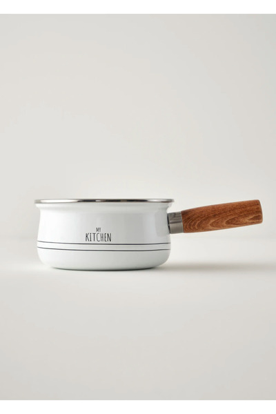 Bella Maison My Kitchen Emaye Sos Tenceresi Beyaz (1,6 lt)