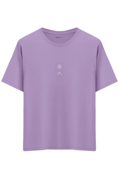 BetterThanCo Spatele meu! cu imprimeu guler rotund supradimensionat   tricou