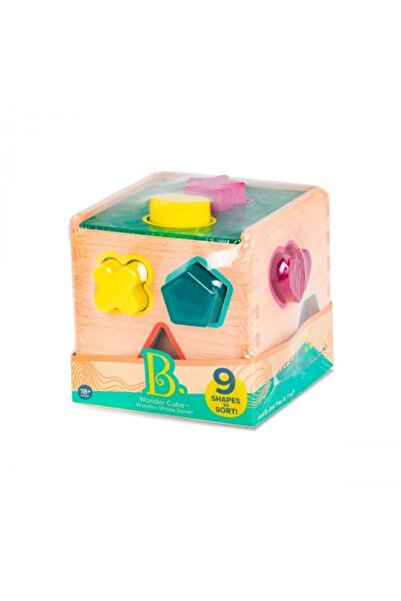 Noname Battat wooden sorter toy Magic cube