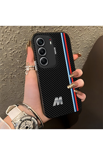 Hontinga Tecno Camon 40 Uyumlu Silikon Kenar Sert Arka Anti Düşme Telefon Kıl...