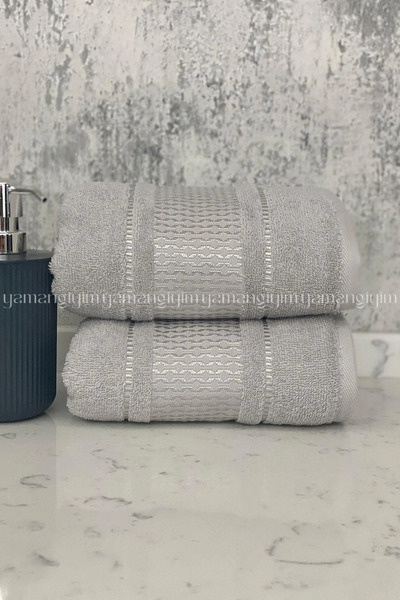 Özdilek Γκρι πετσέτα Blossom 50 x 80