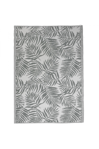 JEMIDI Covor de terasă, 120 x 180 cm, gri, polipropilenă, 55024.22