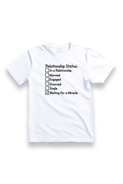 OEM Personalized T-Shirt for Men, 'Relationship Status' Message