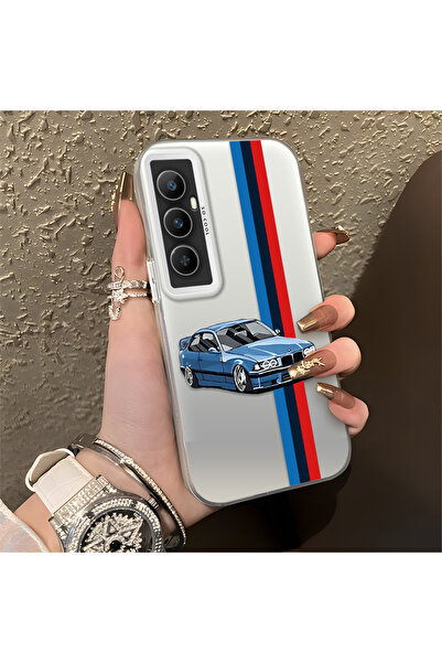 Hontinga حافظة هاتف Realme C65 4G متوافقة مع السيليكون ذات حافة صلبة ومضادة ل...