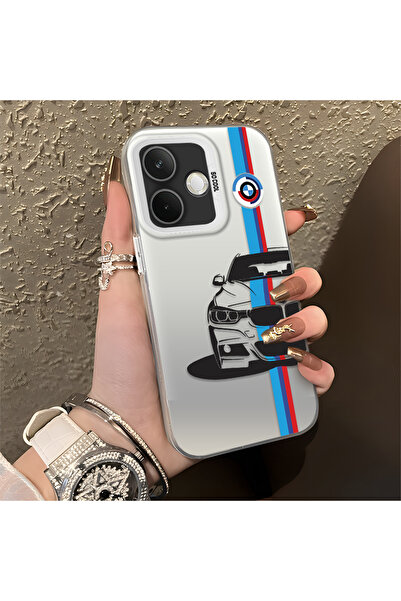 Hontinga حافظة هاتف OPPO A5 Pro 5G متوافقة مع BMW منقوش مصنوعة من السيليكون و...