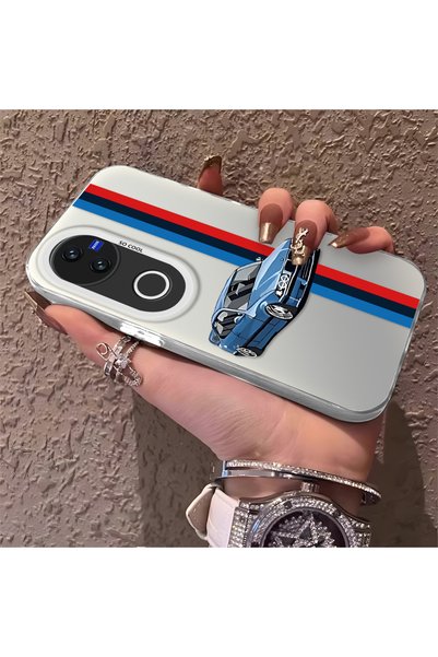 CHICASELUX Motorcycle Patterned Silicone Edge Hard Back Anti Fall Phone Case ...