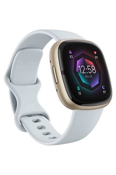 Fitbit Sense 2 Albastru Ceață/Soft 1,58 inch Aluminiu Auriu