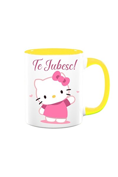 OEM Personalized Mug with Message: 'I Love You', Hello Kitty Model