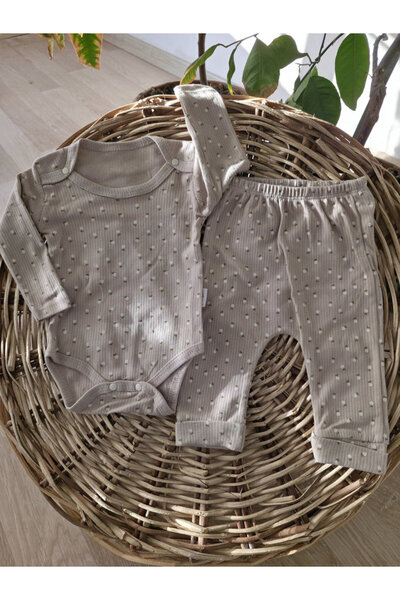 Nayinom Çiçek Printed 100% Cotton Baby Badi Bottom Set 2-Piece Set 3-Pack 0-3...