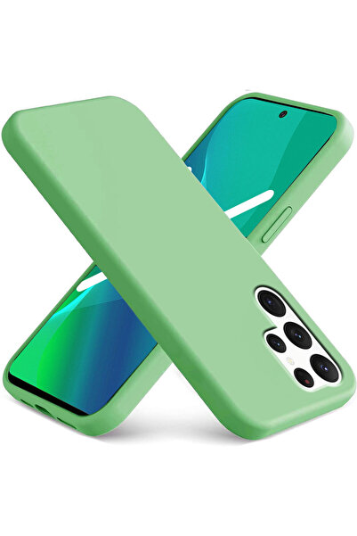 OEM Husa Silicon Soft Touch, Microfibra, Protectie Camere, pentru Galaxy S22 ...