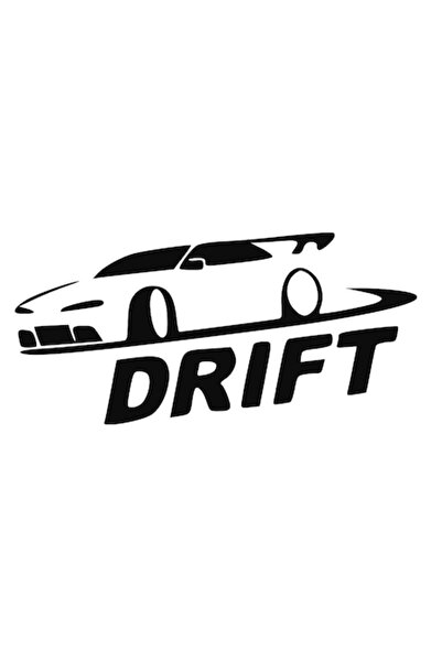 Universal Autocolant auto „Drift”, 10x5cm, negru