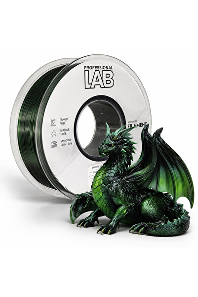 Professional LAB Silk PLA filament for 3D printer, 1 kg, 1.75 mm, dual color,...
