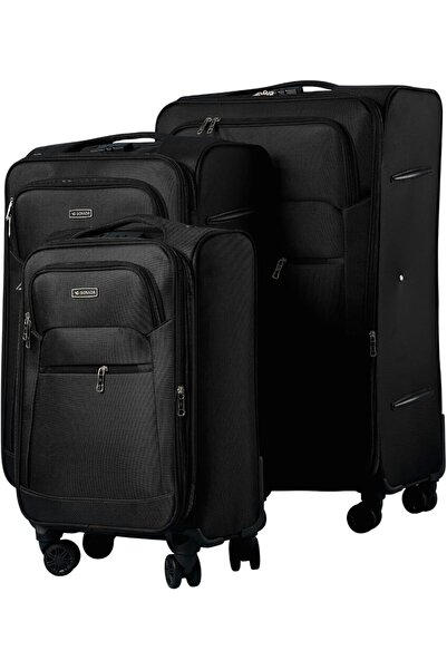 SONADA Lightweight Luggage Set of 3 ANTI Theft Lock 4 Double Wheels, Expandab...
