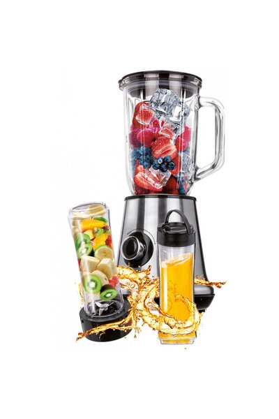 MPM Blender MBL-15M 1 L Blender de masă 450 W Oțel inoxidabil