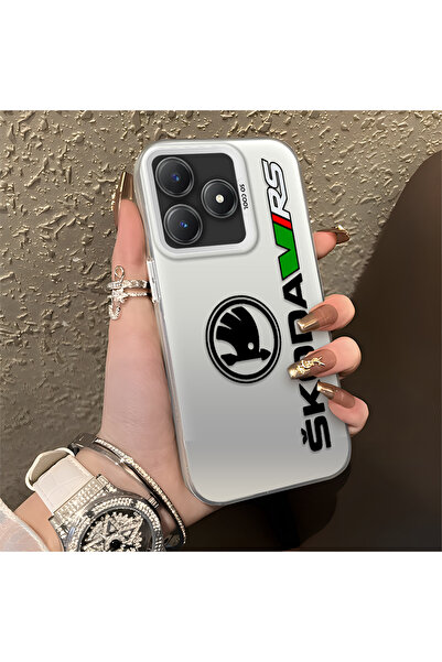 Hontinga حافظة هاتف ريلمي C63 متوافقة مع حافة السيليكون الصلبة ومضادة للسقوط ...