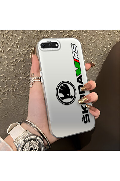 Hontinga iPhone 8 Plus Compatible Silicone Edge Hard Back Anti-Fall Phone Cas...