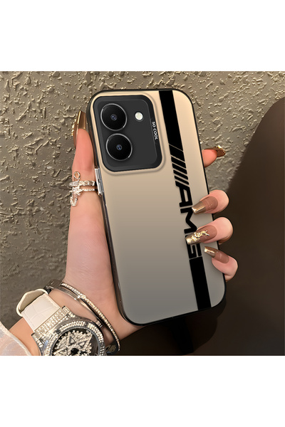 Hontinga حافظة هاتف Vivo Y36 5G متوافقة مع حافة السيليكون الصلبة ومضادة للسقو...