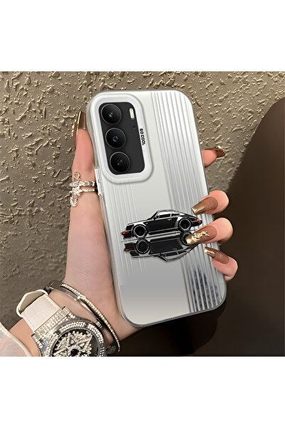 Hontinga حافظة هاتف Realme C75 متوافقة مع حافة السيليكون الصلبة ومضادة للسقوط...