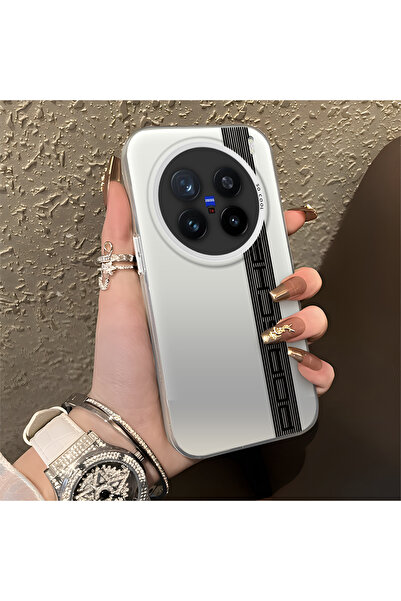 Hontinga حافظة هاتف Vivo X200 Pro متوافقة مع حافة السيليكون الصلبة ومضادة للس...