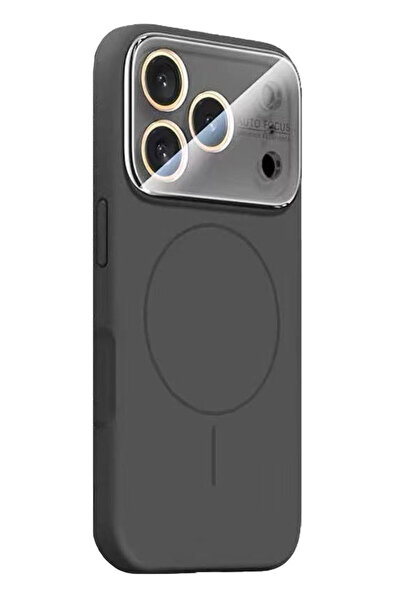 Maxcell SoftThin Silicone Case, MagConverse, FlexiCase for iPhone 15 Pro, Gray