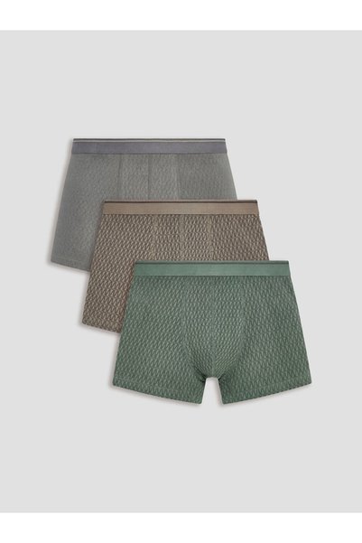 LC Waikiki Boxeri Regular Fit din Bumbac Stretch pentru Bărbați, Pachet de 3 ...