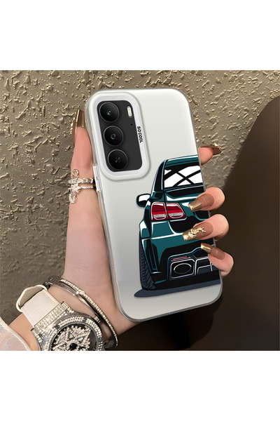 Hontinga حافظة هاتف رياضية من السيليكون متوافقة مع هاتف Realme C75، ذات حافة ...