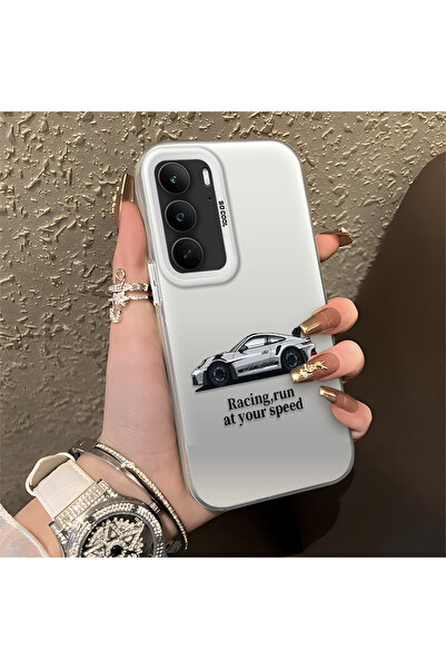 Hontinga حافظة هاتف Realme C75 متوافقة مع حافة السيليكون الصلبة والمضادة للسق...